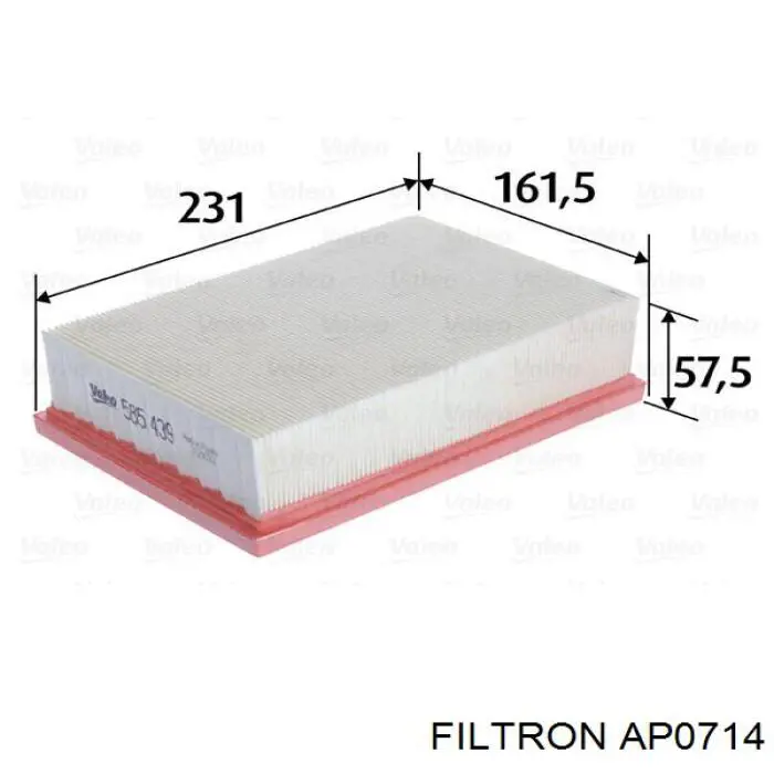 Купити AP0714 Filtron Автомобільний фільтр повітря