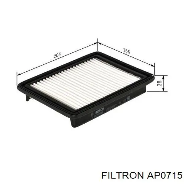 AP0715 Filtron Повітряний фільтр двигуна