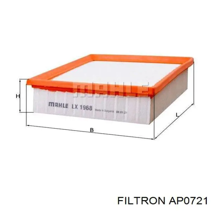 Фільтр повітряний Filtron AP0721