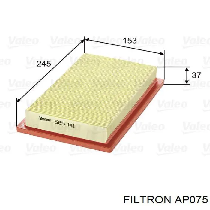 AP075 Filtron фільтр повітряний