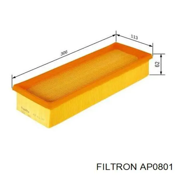 AP0801 Filtron фільтр повітряний