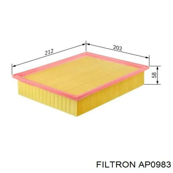 Повітряний фільтр AP0983 Filtron