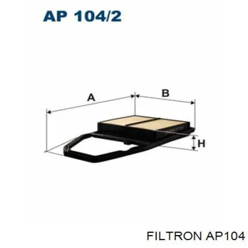 Купити AP104 Filtron Автомобільний фільтр повітря