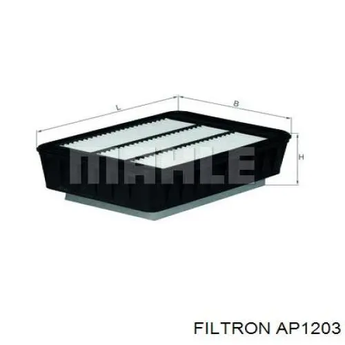 Елемент повітряного фільтра Filtron AP1203 ціна, від 8.55 USD