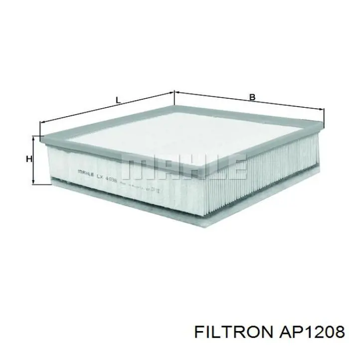 Елемент повітряного фільтра Filtron AP1208 ціна, від 9.50 USD