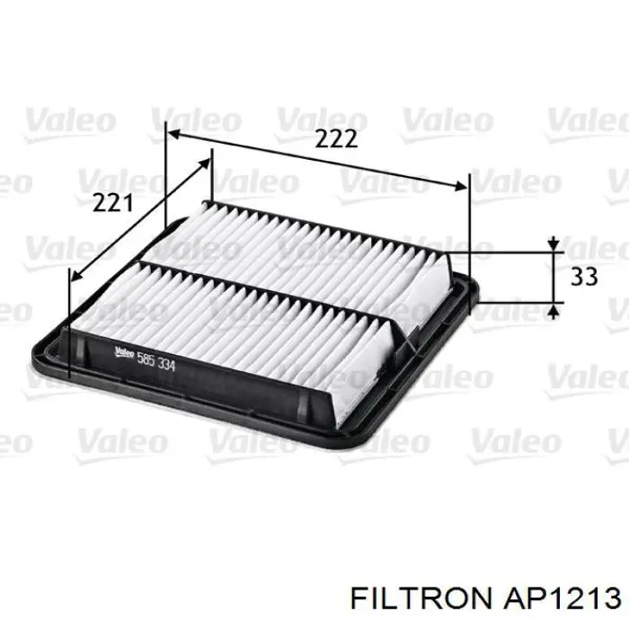Елемент повітряного фільтра Filtron AP1213 ціна, від 5.88 USD