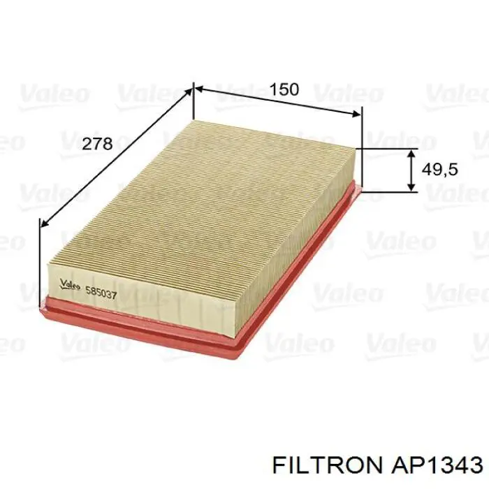 AP1343 Filtron фільтр повітряний