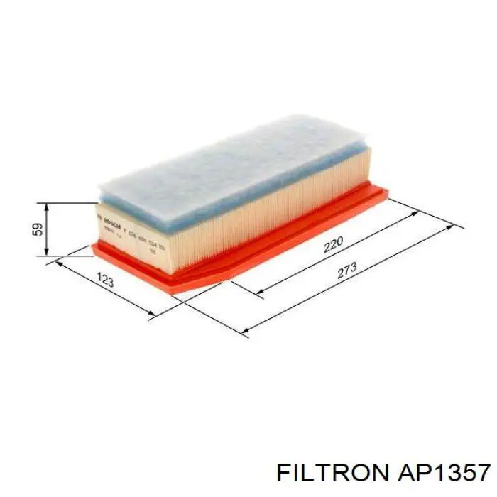 Повітряний фільтр AP1357 Filtron