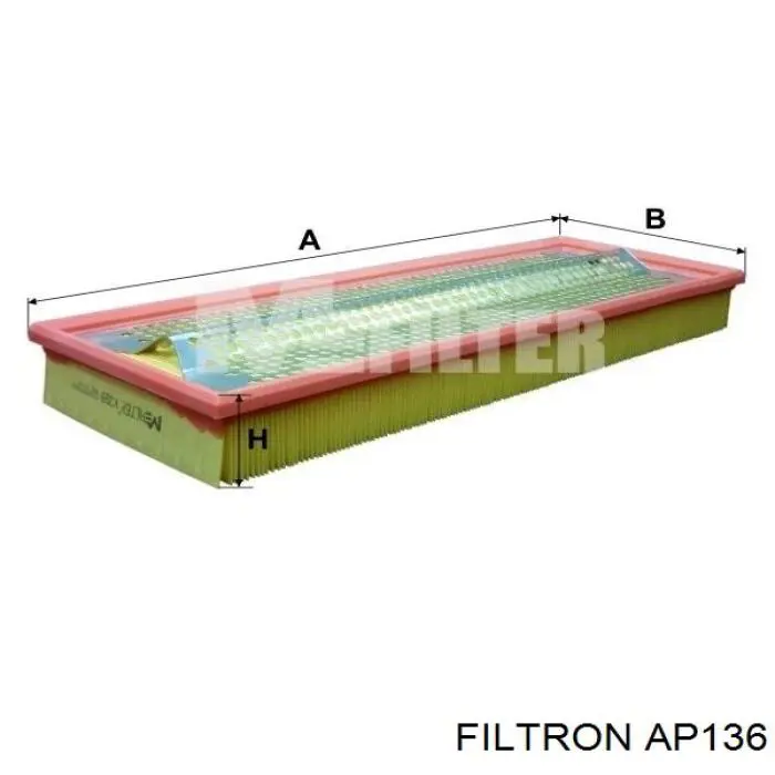 AP136 Filtron фільтр повітряний