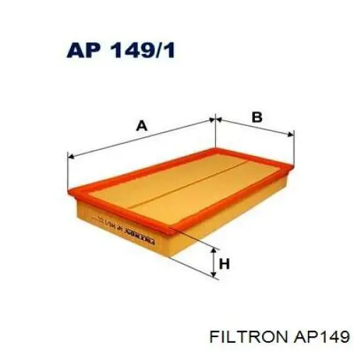 Купити AP149 Filtron Автомобільний фільтр повітря