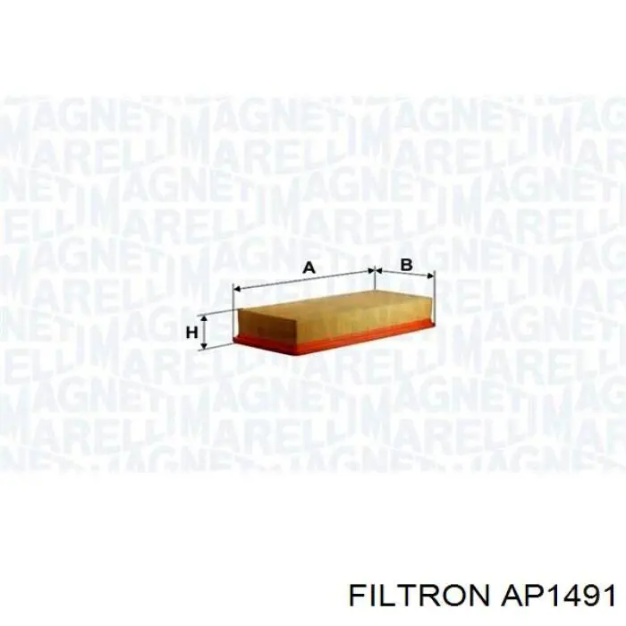 Елемент повітряного фільтра Filtron AP1491 ціна, від 5.42 USD