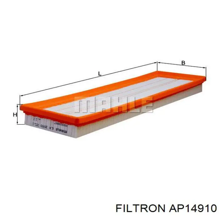 AP14910 Filtron фільтр повітряний
