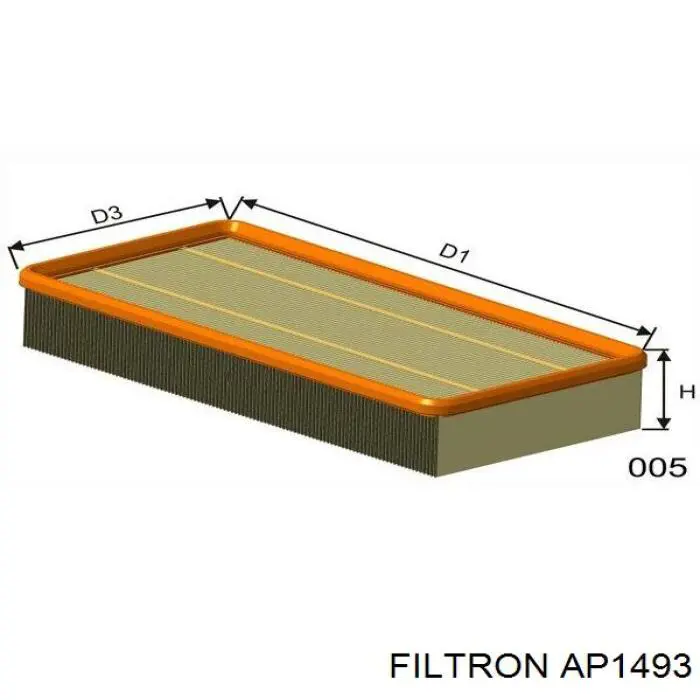 Купити AP1493 Filtron Автомобільний фільтр повітря