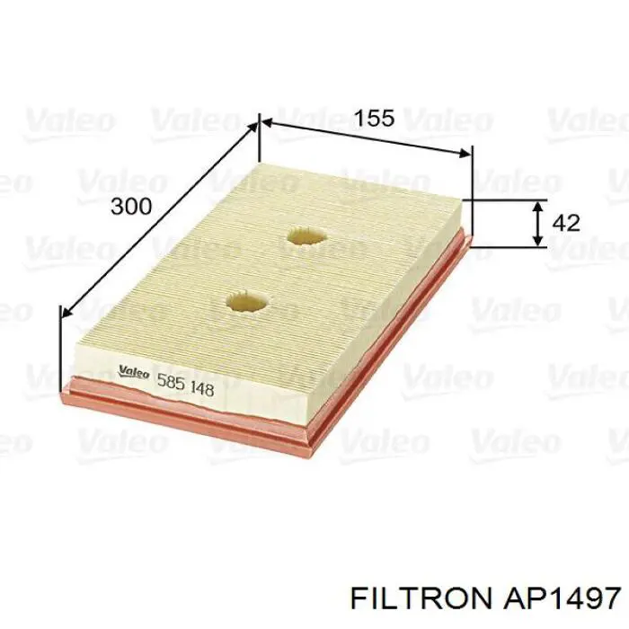 AP1497 Filtron фільтр повітряний