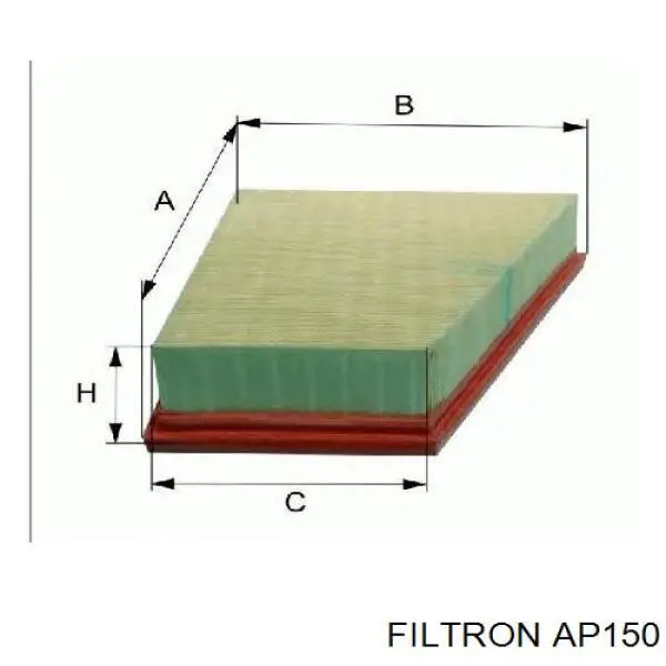 Фільтр повітряний AP150 Filtron