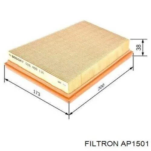 Купити AP1501 Filtron Автомобільний фільтр повітря