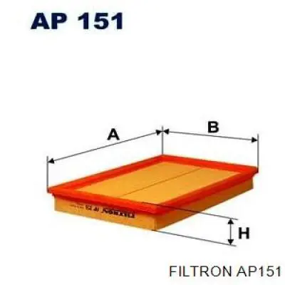 Повітряний фільтр AP151 Filtron