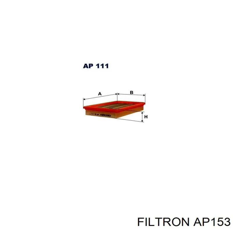 Фільтр повітряний AP153 Filtron