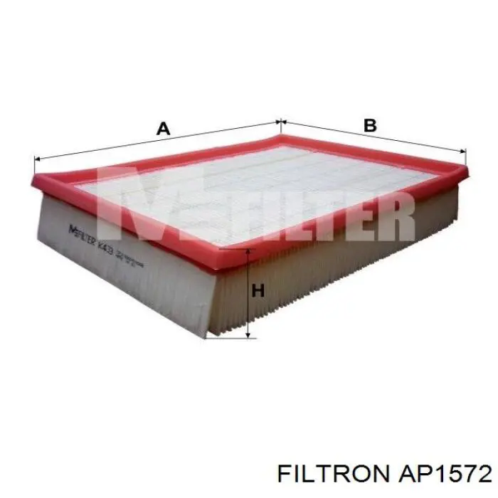 Елемент повітряного фільтра Filtron AP1572 ціна, від 5.66 USD