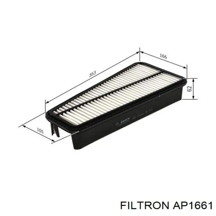 Повітряний фільтр AP1661 Filtron