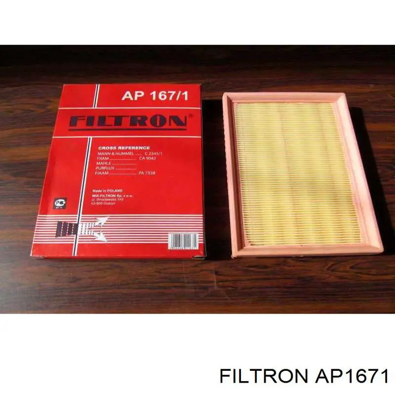 Елемент повітряного фільтра Filtron AP1671 ціна, від 3.12 USD
