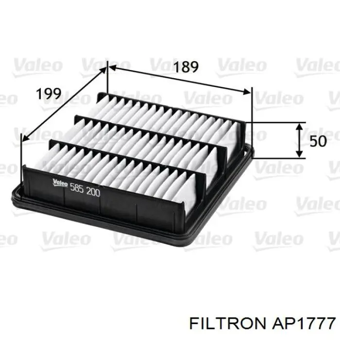Елемент повітряного фільтра Filtron AP1777 ціна, від 5.59 USD