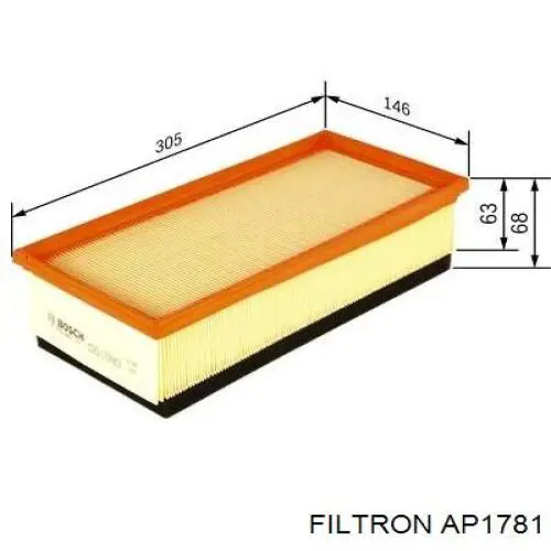 Купити AP1781 Filtron Автомобільний фільтр повітря