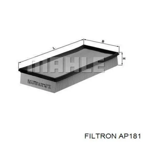Елемент повітряного фільтра Filtron AP181 ціна, від 9.92 USD
