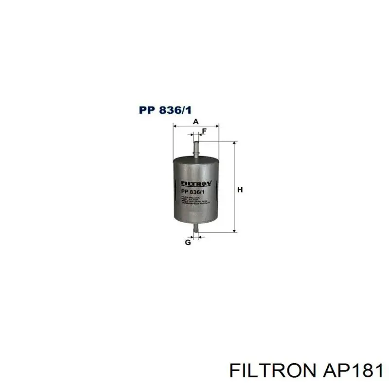 Повітряний фільтр AP181 Filtron