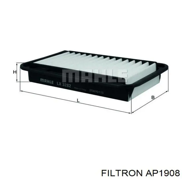 Елемент повітряного фільтра Filtron AP1908 ціна, від 9.86 USD