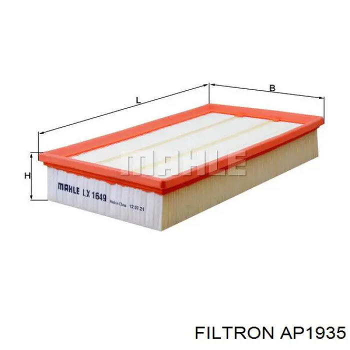 AP1935 Filtron Повітряний фільтр двигуна