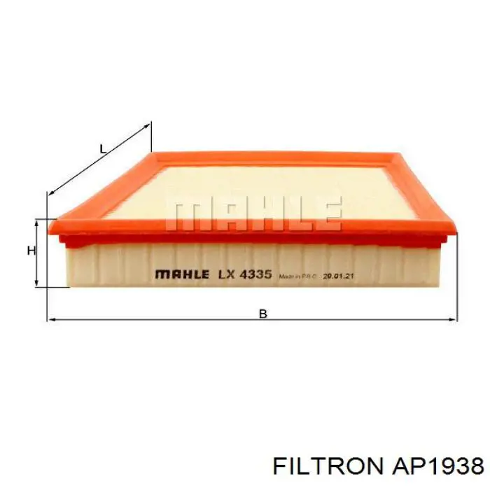 Купити AP1938 Filtron Автомобільний фільтр повітря