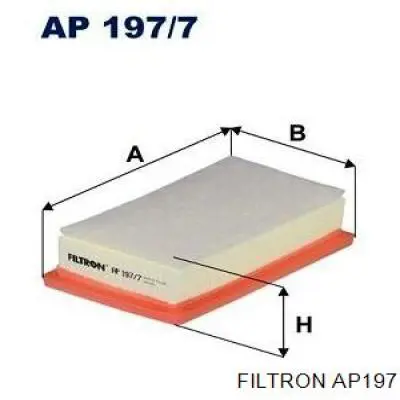 Елемент повітряного фільтра Filtron AP197 ціна, від 6.67 USD