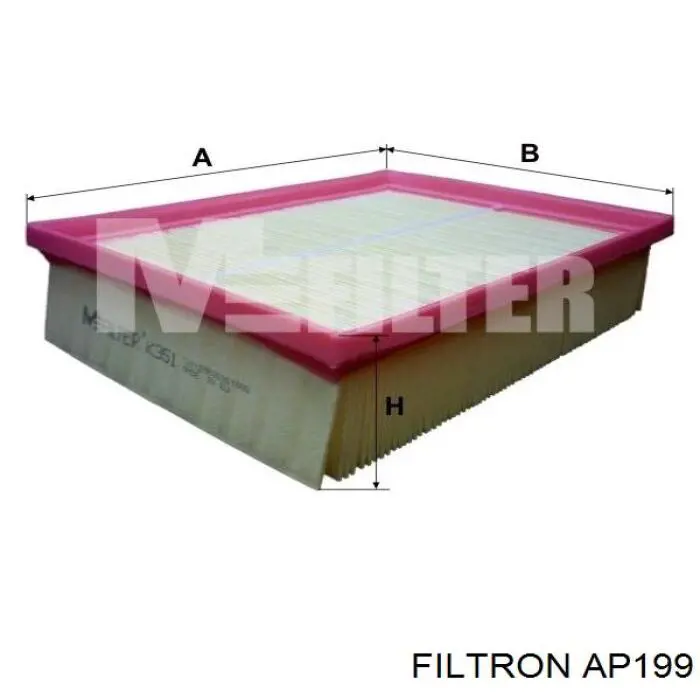 Елемент повітряного фільтра Filtron AP199 ціна, від 8.26 USD