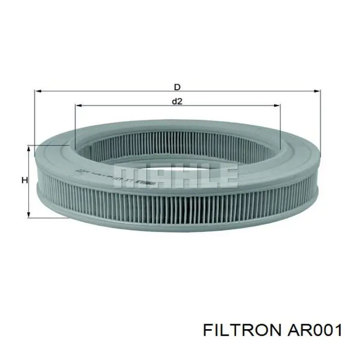 Купити AR001 Filtron Автомобільний фільтр повітря