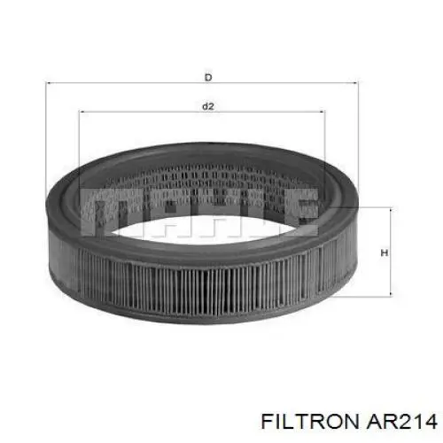 Купити AR214 Filtron Автомобільний фільтр повітря