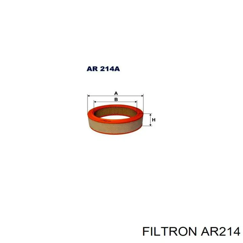 Елемент повітряного фільтра Filtron AR214 ціна, від 2.71 USD