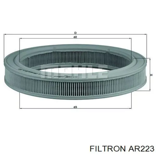 Елемент повітряного фільтра Filtron AR223 ціна, від 4.43 USD