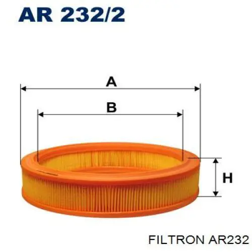Елемент повітряного фільтра Filtron AR232 ціна, від 2.72 USD