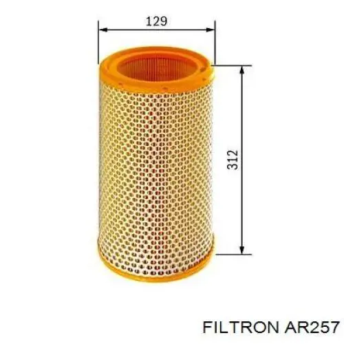 AR257 Filtron фільтр повітряний