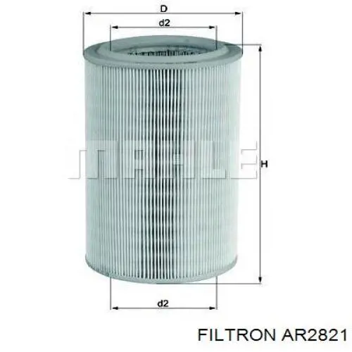 AR2821 Filtron фільтр повітряний