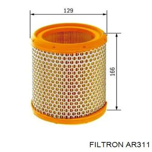 Елемент повітряного фільтра Filtron AR311 ціна, від 4.81 USD