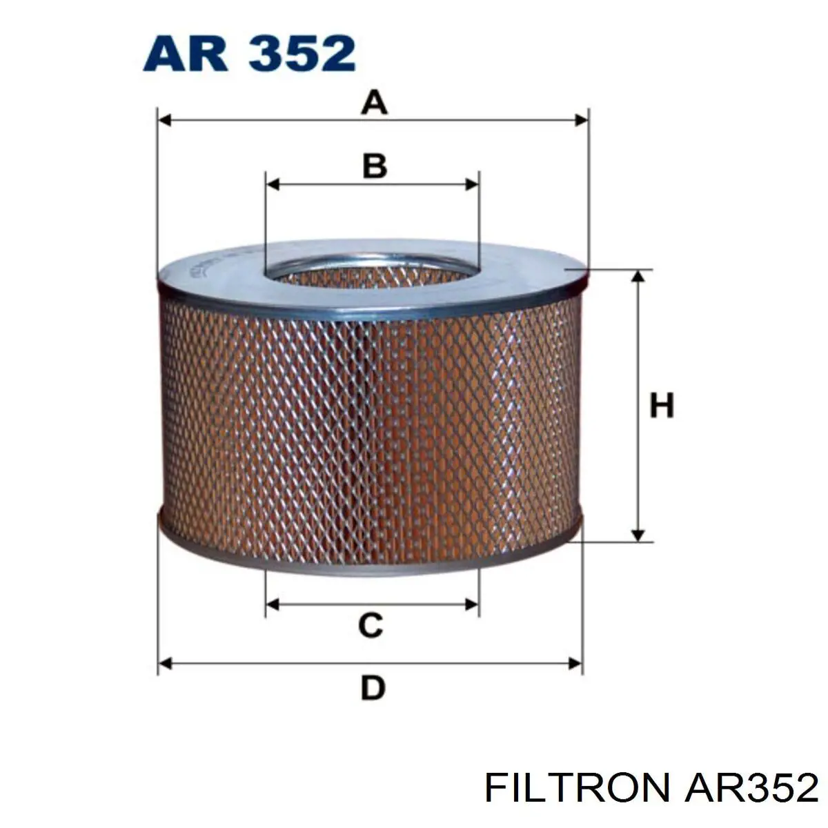 Фільтр повітряний AR352 Filtron