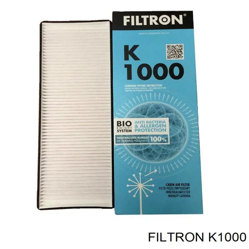 Купити K1000 Filtron Фільтр салону вугільний