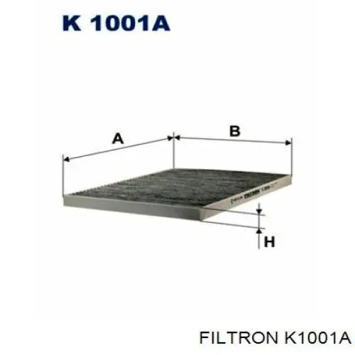 Фільтр повітряний обігрівача Filtron K1001A ціна, від 8.00 USD