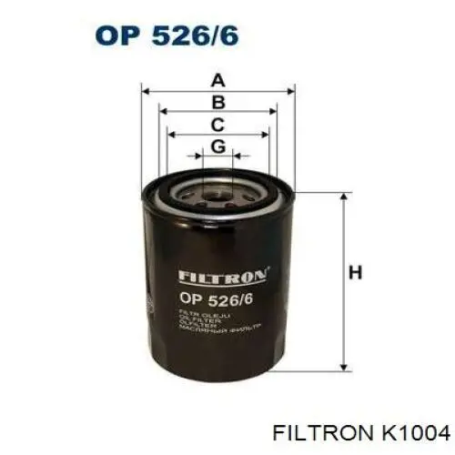 Купити K1004 Filtron Фільтр салону вугільний