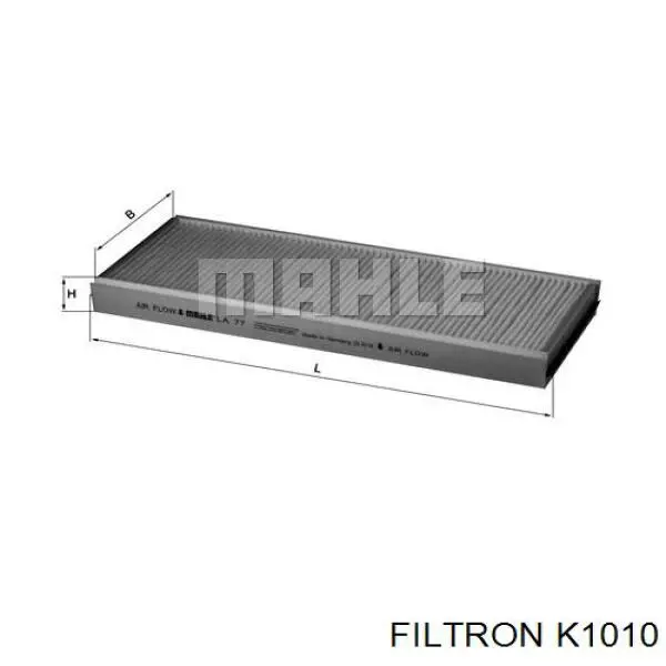 Фільтр салону K1010 Filtron