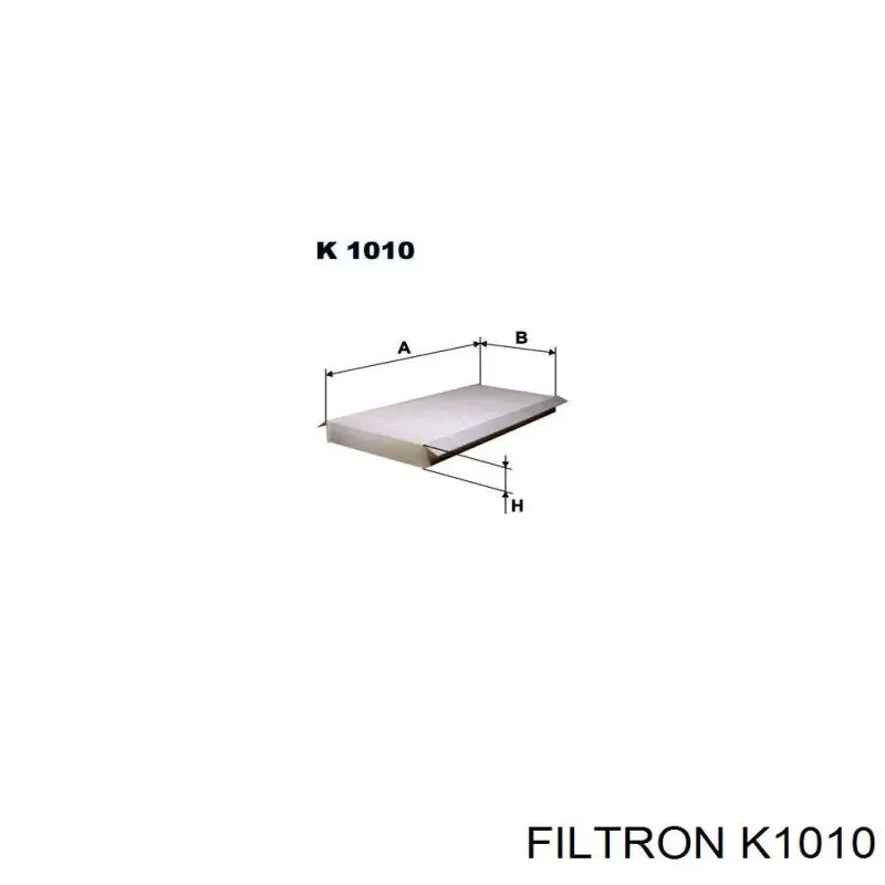 Купити K1010 Filtron Фільтр салону вугільний