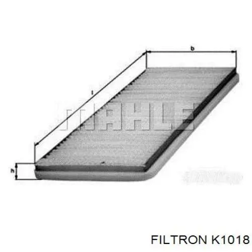 K1018 Filtron Внутрішньосалонний фільтр