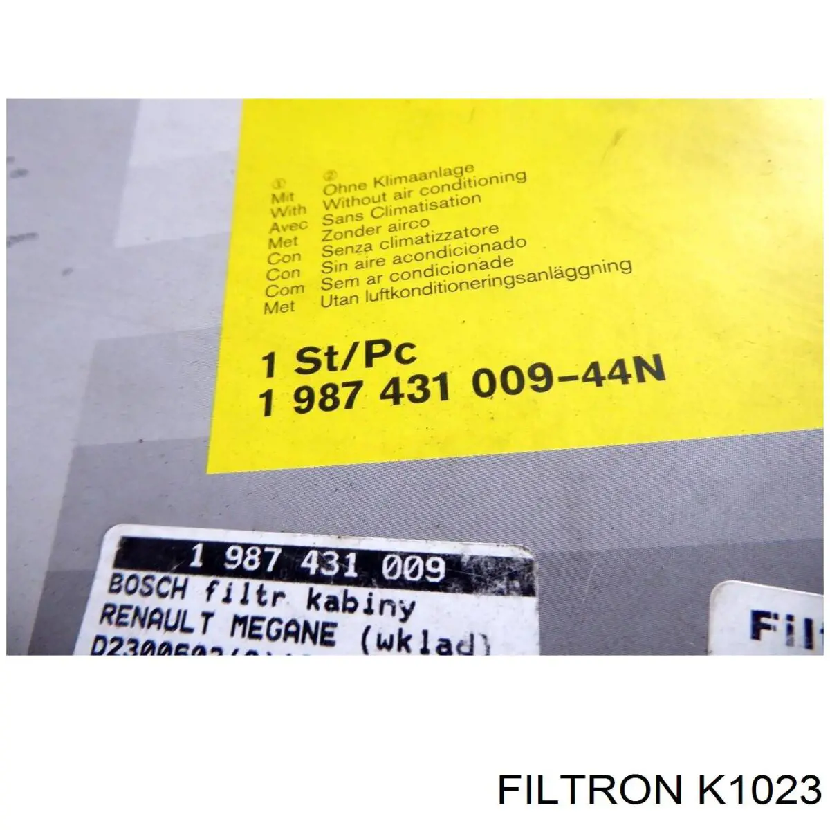 K1023 Filtron Внутрішньосалонний фільтр